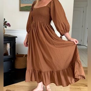 Honey Dove Vintage Smocked Dress. Available for less on IG at angelsdrawers!